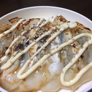 マヨごまの餃子丼☆